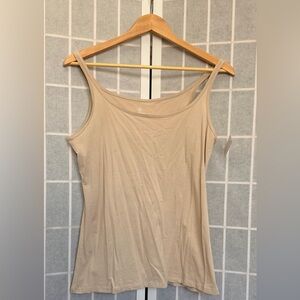 New York & Company Beige Tank Top